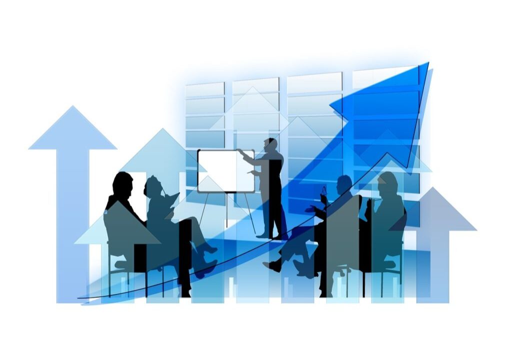 Businessman Kaufmann Arrows 